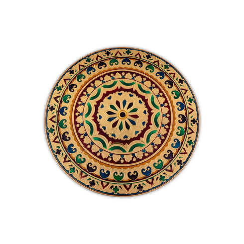 Giri Bajot Meenakari Design Chowki For Pooja